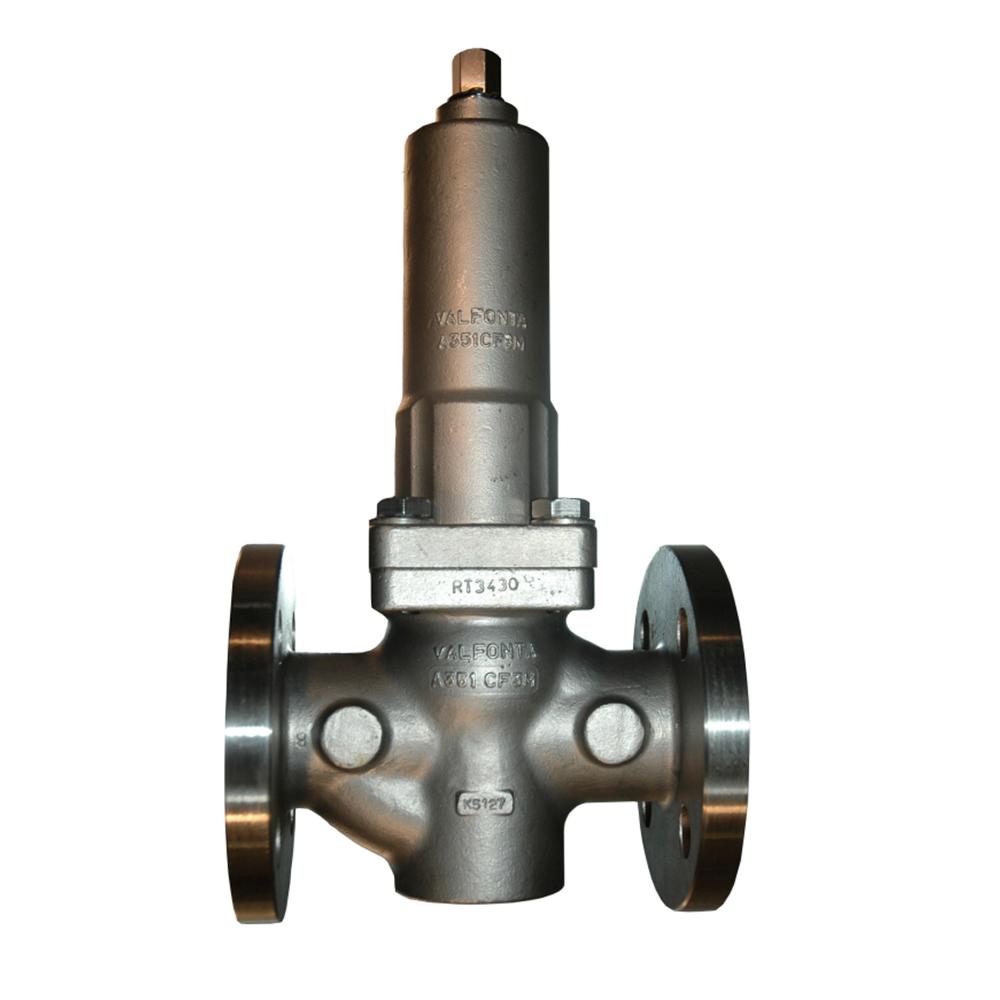 How do you install a water pressure reducing valve?